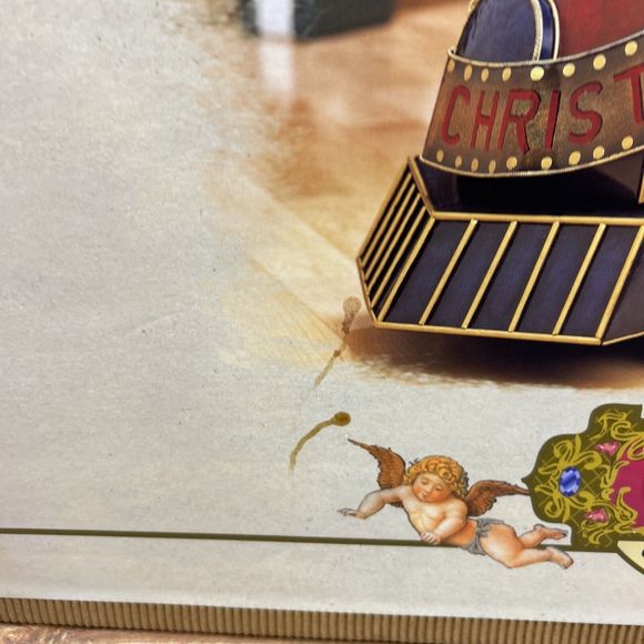 Grandeur Noel Tin Christmas‎ Locomotive Engine Collectors Edition Train w/ Box - Picture 13 of 16